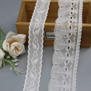 Narrow and Wide Stretch Lace Trim for Coordinated Lingerie and Apparel Narrow and Wide Stretch Lace Trim for Coordinated Lingerie and Apparel, main product view