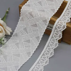 Geometric and Classic Stretch Lace Trim for Modern Sportswear and Lingerie Geometric and Classic Stretch Lace Trim for Modern Sportswear and Lingerie, main product view