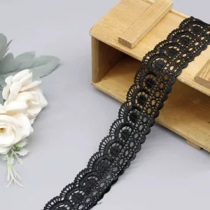 Elegant Scalloped Lace Trim for Garment Edging and Decoration Elegant Scalloped Lace Trim for Garment Edging and Decoration, main product view