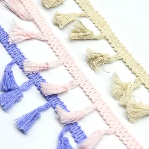 Broom Tassel 100% Polyester Fringe Trim 4.5cm Sage Green for Boho Fashion & Home Décor Broom Tassel 100% Polyester Fringe Trim 4.5cm Sage Green for Boho Fashion & Home Décor, main product view