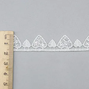 Narrow 100% Polyester Water Soluble Guipure Lace Trim Narrow 100% Polyester Water Soluble Guipure Lace Trim, main product view