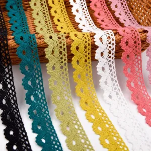 Fan-Shell Cotton Crochet Lace Trim, 2.7 cm Fan-Shell Cotton Crochet Lace Trim, 2.7 cm, main product view